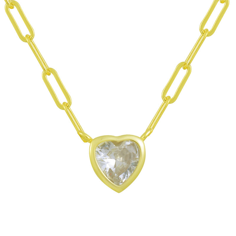 Heart in Chains Necklace