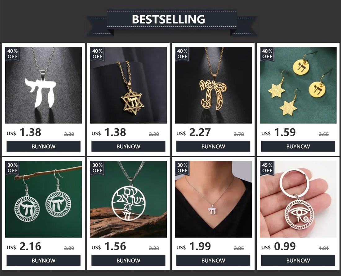 Israel Star of David Pendant Necklace