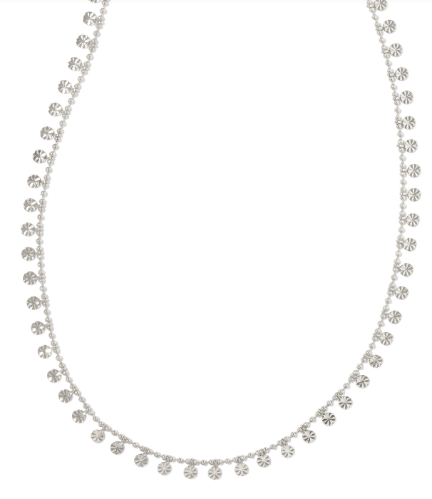 Ivy Silver Chain Necklace by Kendra Scott