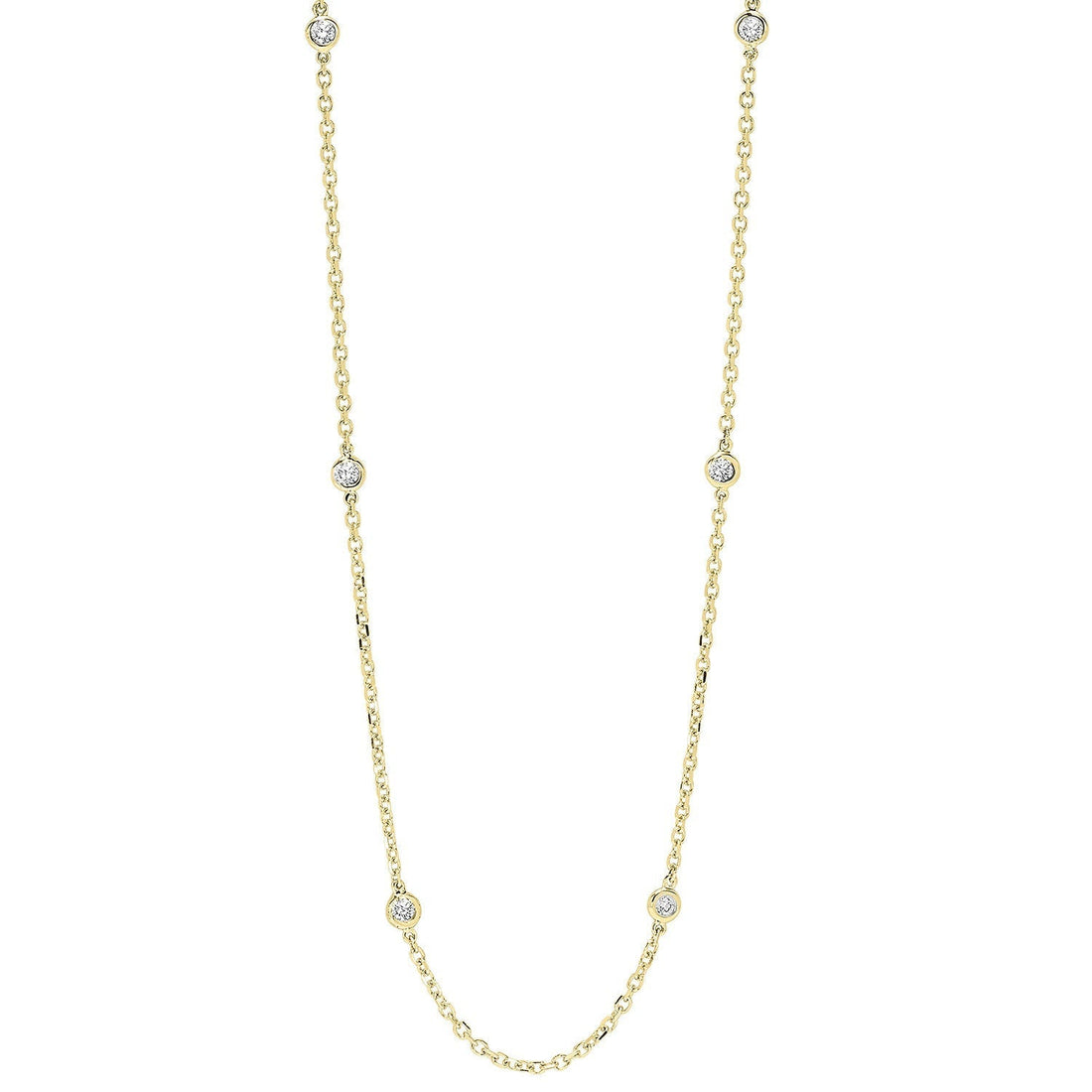 Diamond Station Necklace