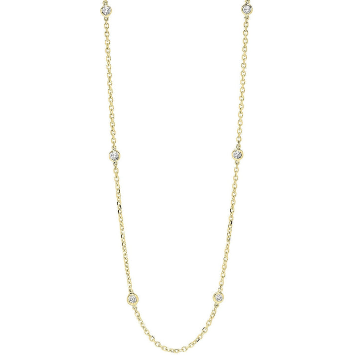 Diamond Station Necklace