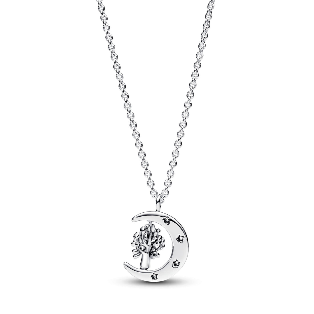 Pandora Moon & Spinning Tree of Life Pendant Necklace 392992C01