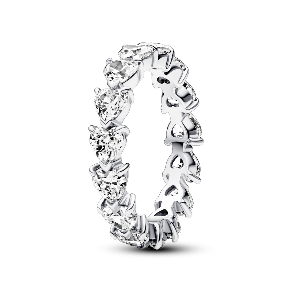 Row of Hearts Eternity Ring 193103C01